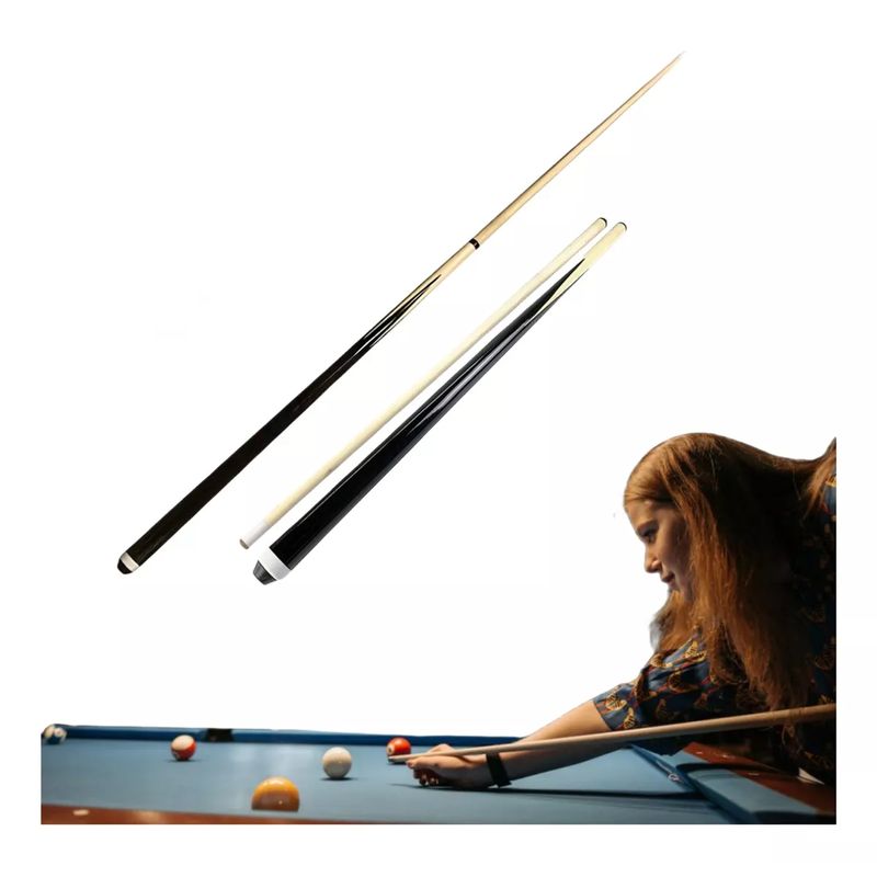 KUANGYE - Taco Billar De Maple Palos Snooker Desarmable Profesional