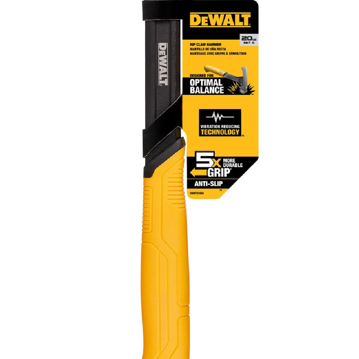 DEWALT - Martillo De Carpintero De 20 Onzas Dewalt Dwht51004