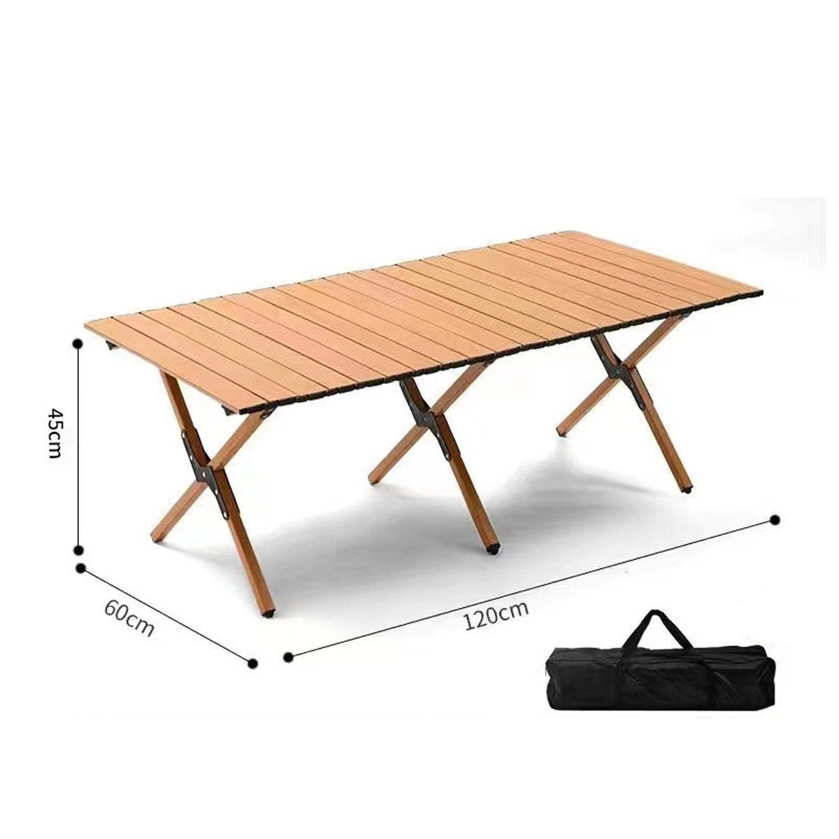 EDWINAYY - Mesa Multiuso Plegable Portatil Camping Viaje 12060cm