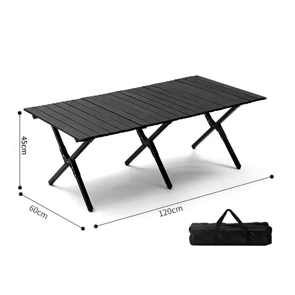 EDWINAYY - Mesa Multiuso Plegable Portatil Camping Viaje 12060cm