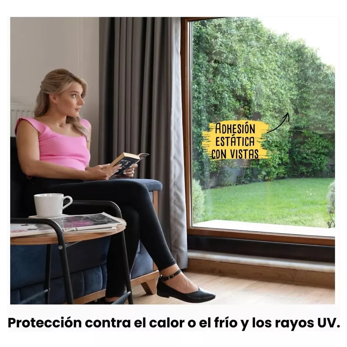 KUANGYE - Film Espejeado Exterior Para Vidrio Termopanel 1.50 Ancho