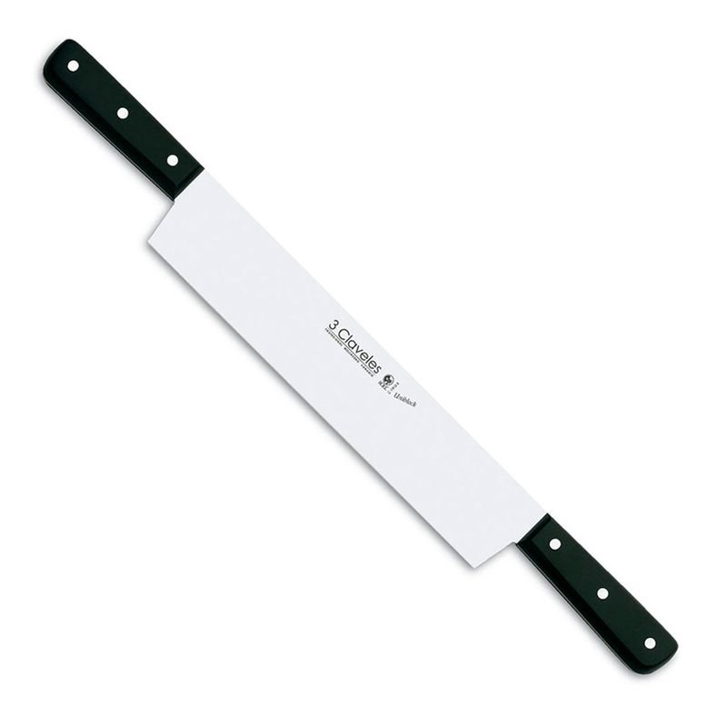 3 CLAVELES - Cuchillo Queso 2 Mangos 30 cm