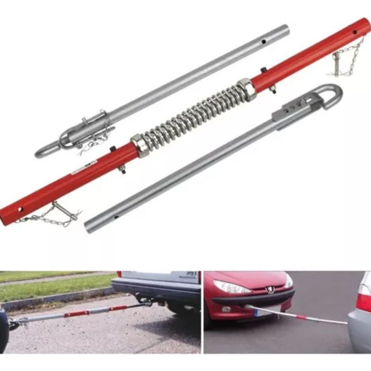 U BUY - Barra Remolque Con Amortiguador 18 Metros 2 Toneladas