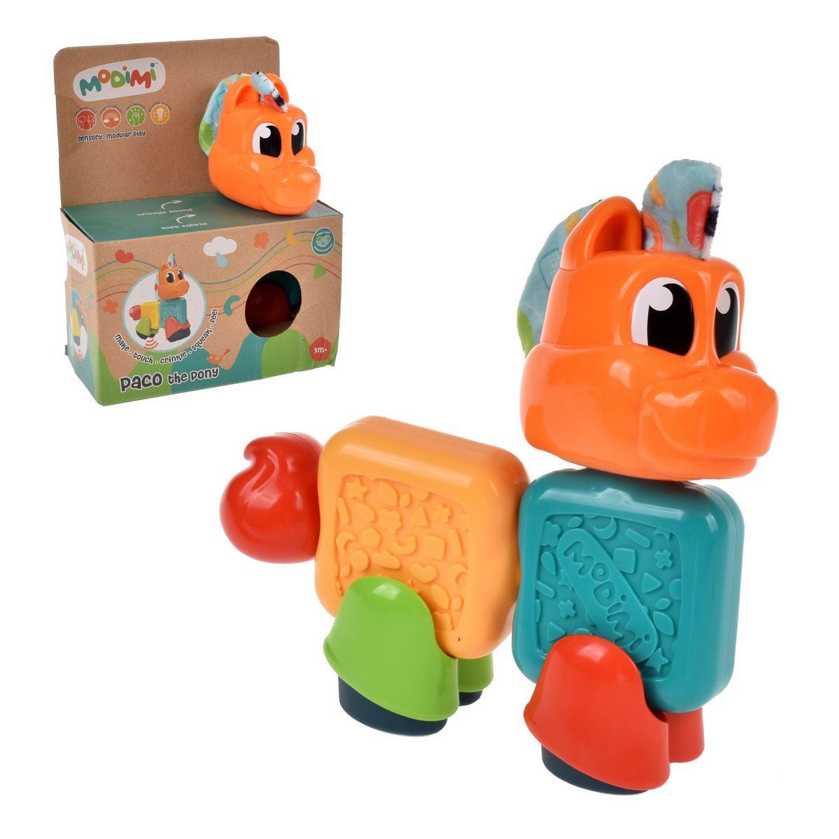 ANSALDO - Caballo para armar Modimi juguete sensorial ecológico