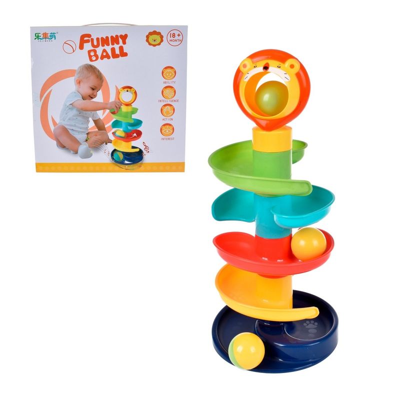 ANSALDO - JUEGO BOLITAS LEON DE 38 CM