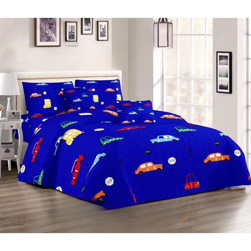 GENERICO - Cubrecama Quilt de Verano 1.5 Plaza NIÑO
