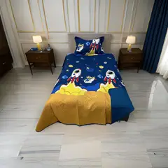 GENERICO - Cubrecama Quilt de Verano 1.5 Plaza NIÑO