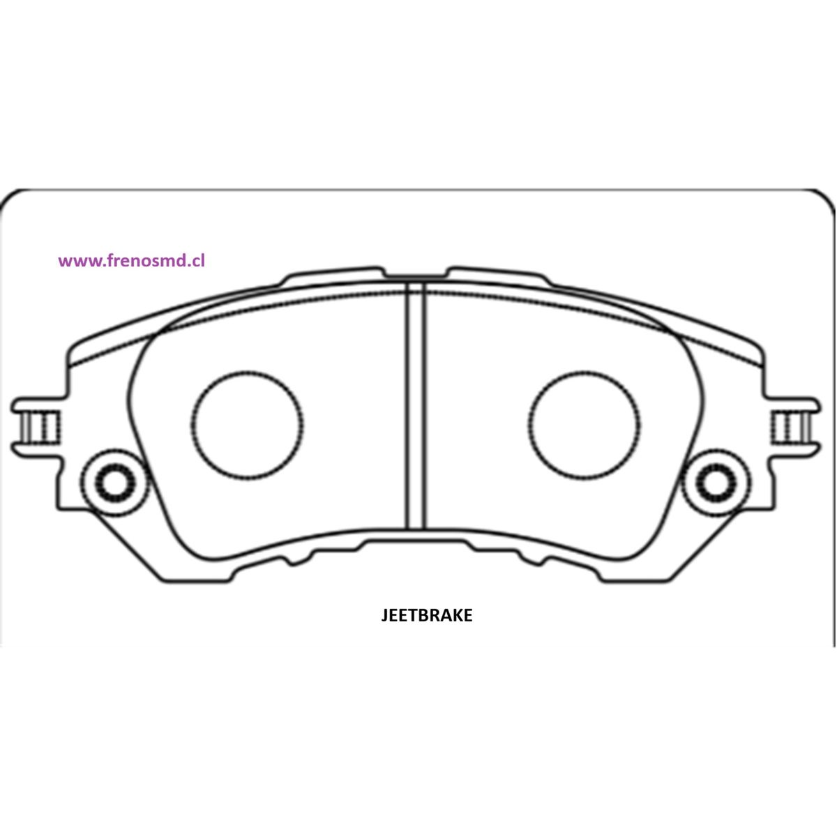 GENERICO - Pastillas De Frenos Delanteras Toyota Yaris 1.5 2014-2022