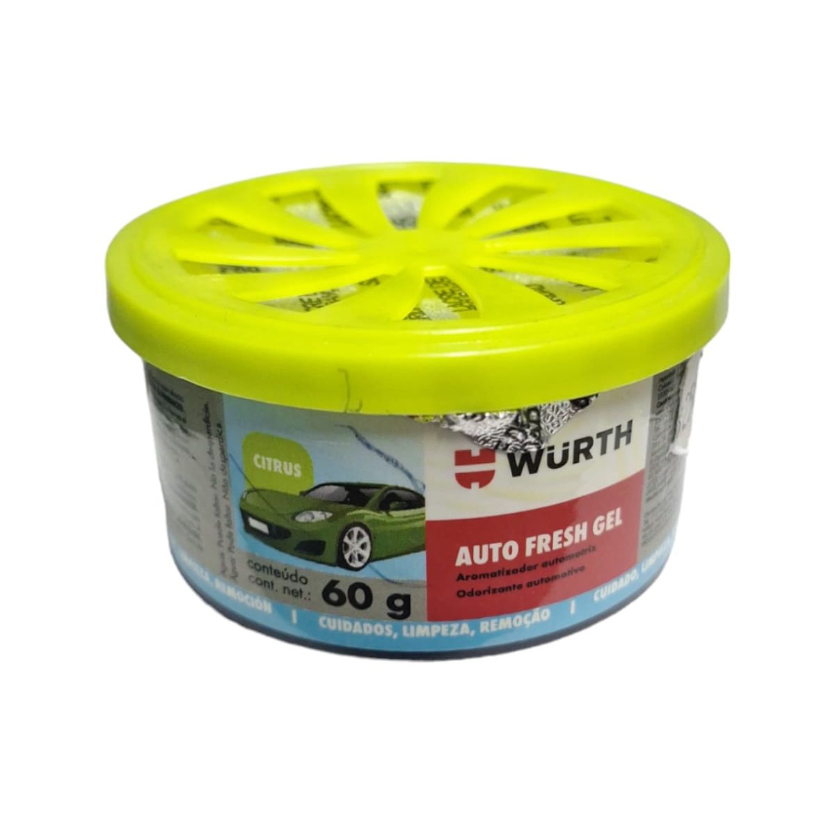 WURTH - Aromatizador Wurth Gel Para Automóviles, 60 G,