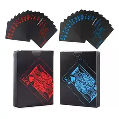 MUNDO MAGIA - Pack 4 Naipe Cartas Barajas Españolas Azul Y Rojo