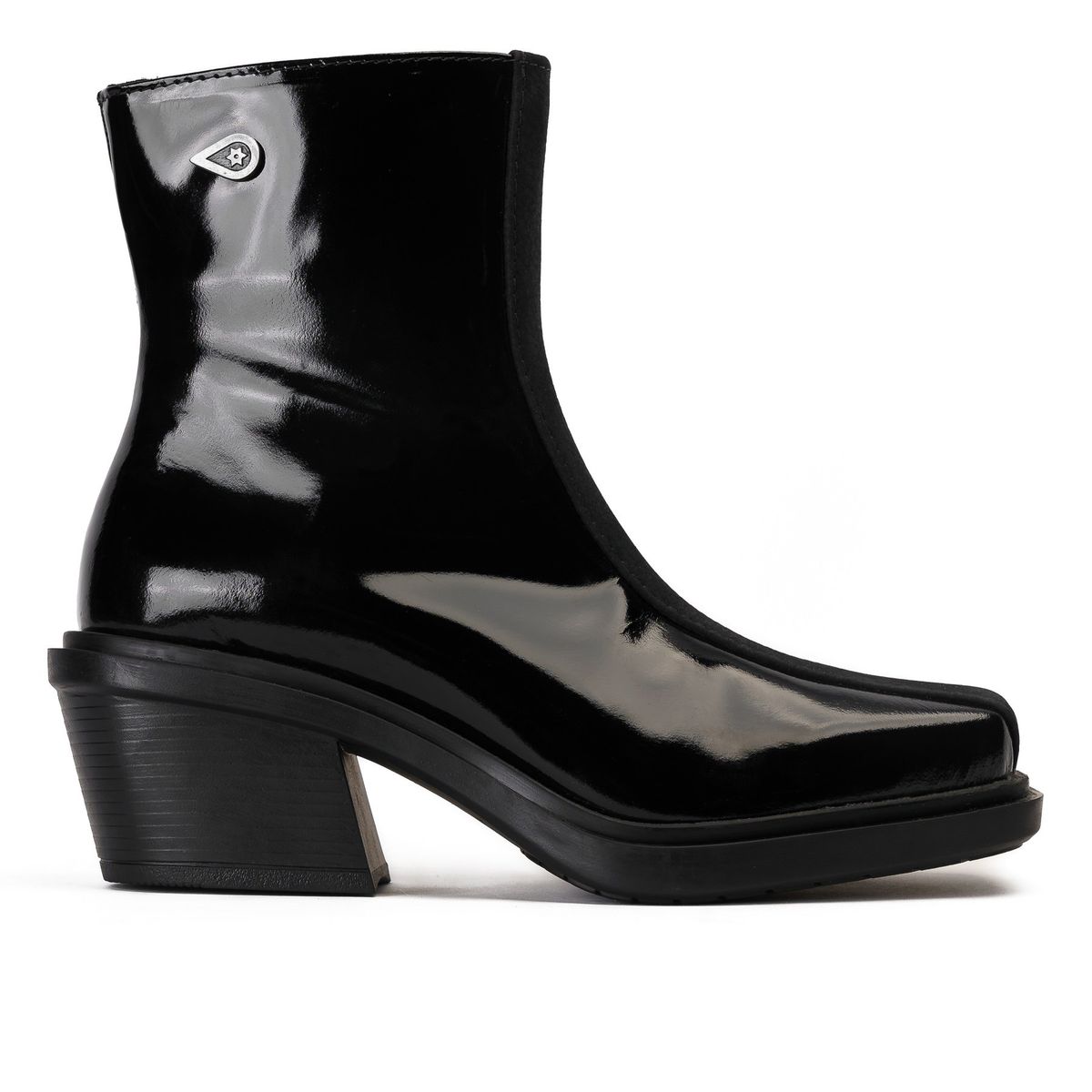 LANDAZURI - Botín Cuero Kali Negra Charol Landazuri