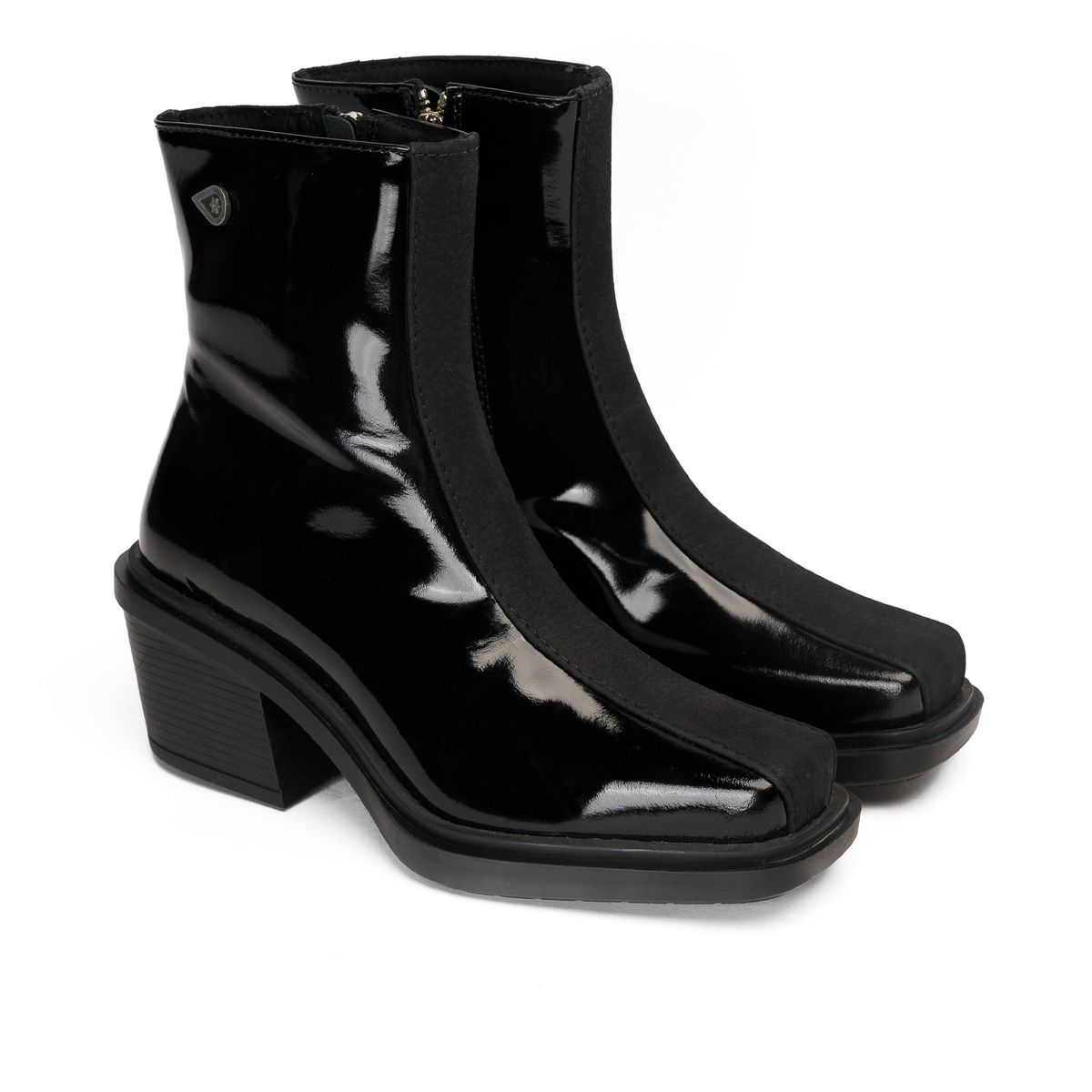 LANDAZURI - Botín Cuero Kali Negra Charol Landazuri