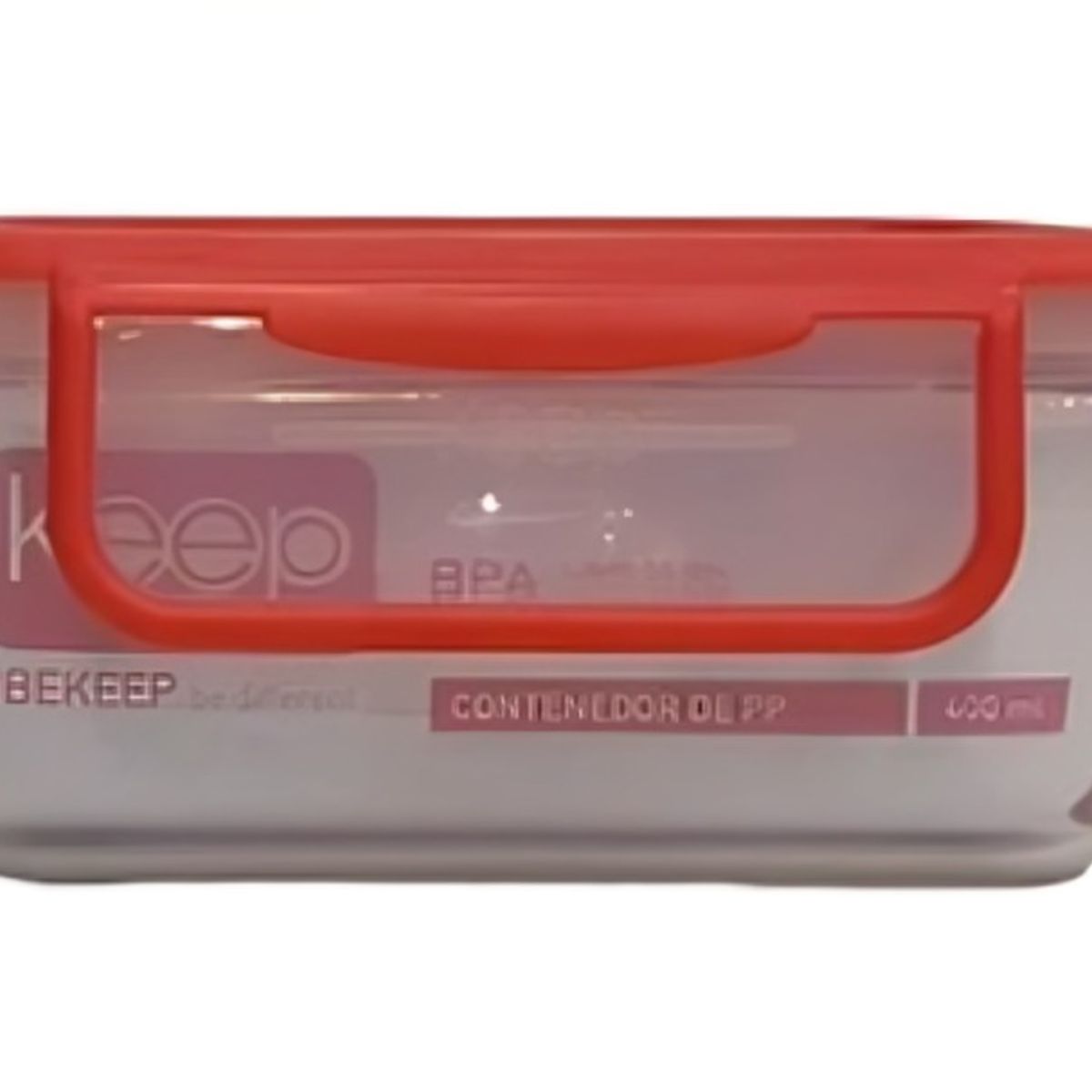 KEEP - HERMETICO PP 400ML RECTANGULAR ROJO