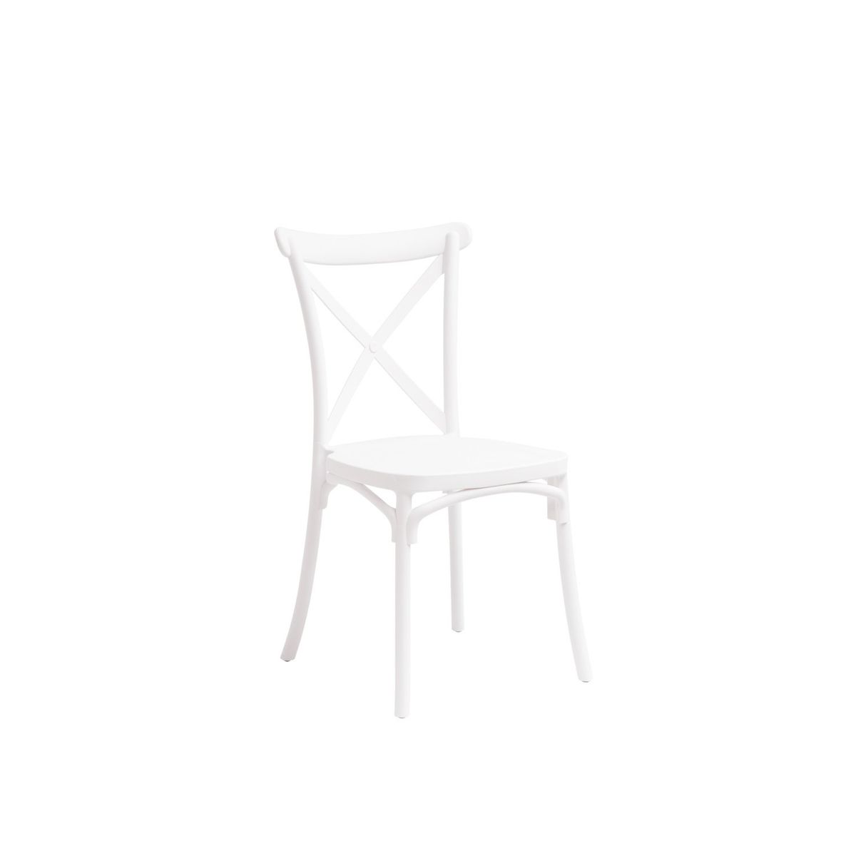 BOKAN - Silla de Terraza Sofía Blanca