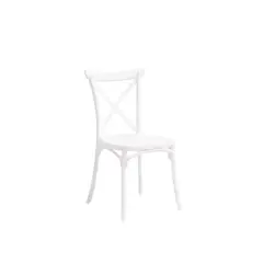 BOKAN - Silla de Terraza Sofía Blanca