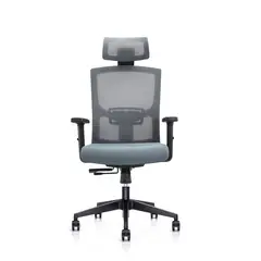 WARRIOR - Silla Gerencial Premium de oficina Piacere color gris