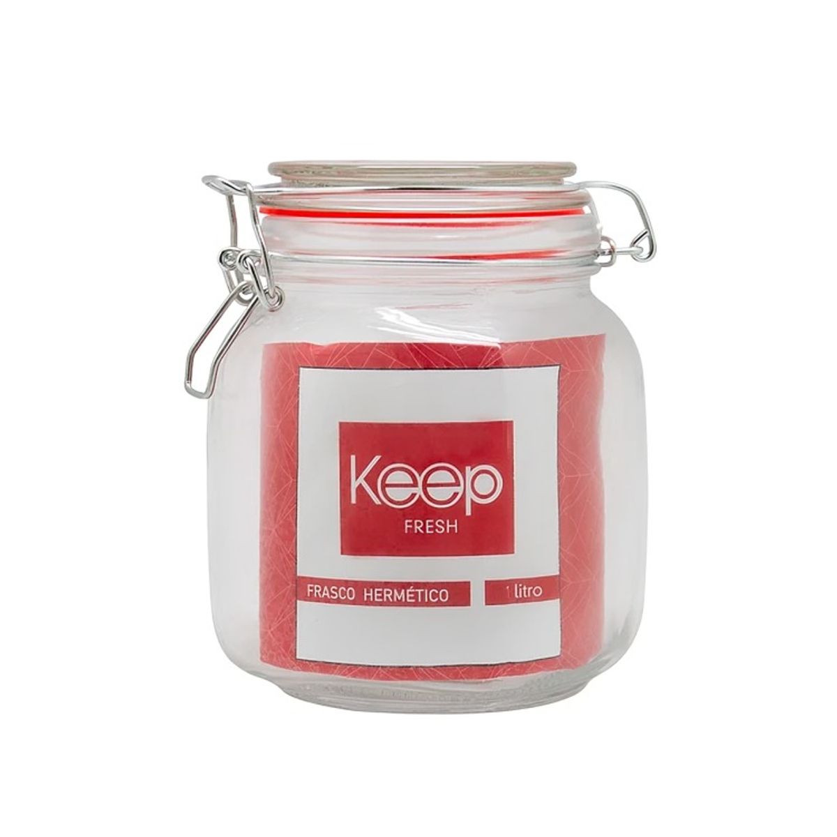 KEEP - FRASCO HERMETICO 1000 ML ROJO