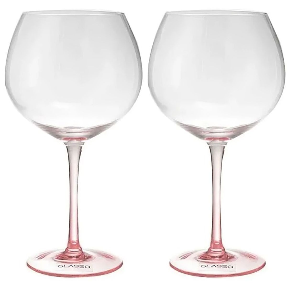 GLASSO - Set 2 Copas Aperitivo Cristal Rosa  640ml