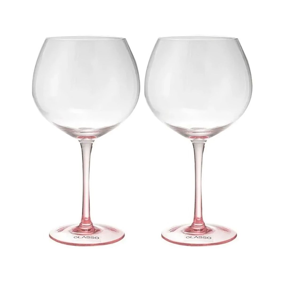 GLASSO - Set 2 Copas Aperitivo Cristal Rosa 640ml