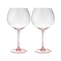 Set 2 Copas Aperitivo Cristal Rosa 640ml