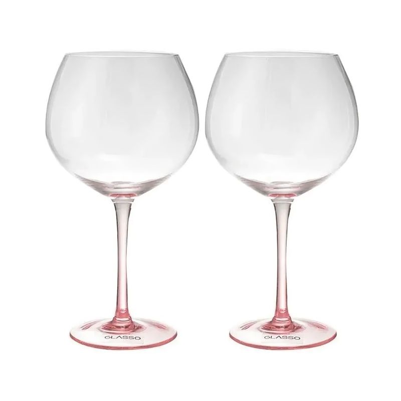 GLASSO - Set 2 Copas Aperitivo Cristal Rosa 640ml