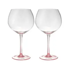 GLASSO - Set 2 Copas Aperitivo Cristal Rosa 640ml
