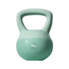 CRUSEC - Pesa Rusa Suave Kettlebell Base De Goma Arena De Hierro 8KG