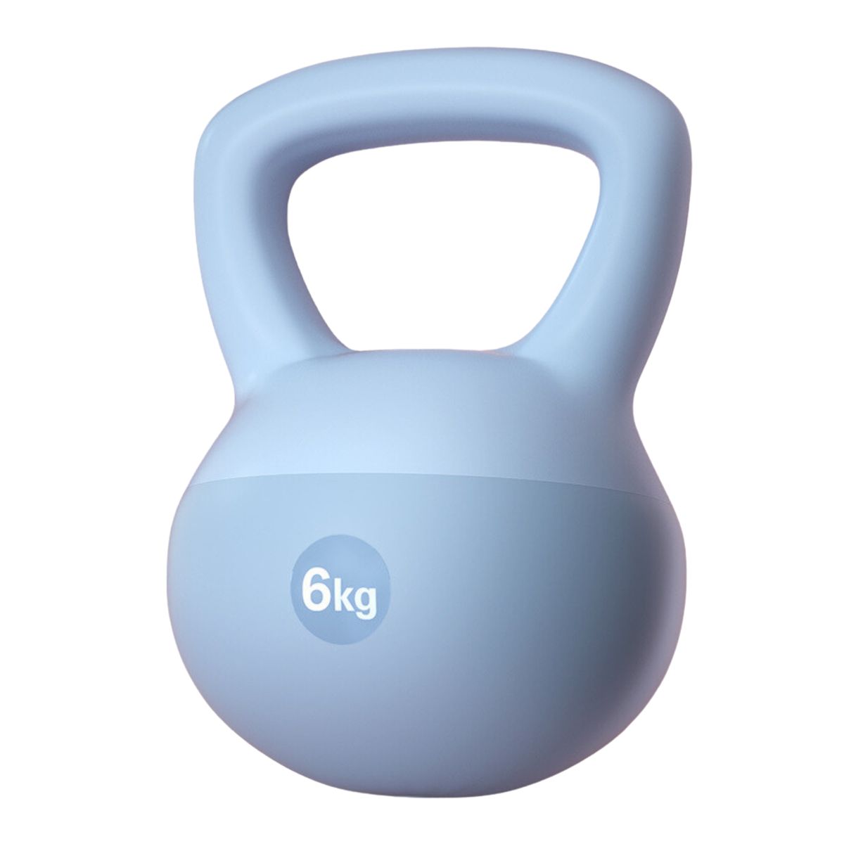 CRUSEC - Pesa Rusa Suave Kettlebell Base De Goma Arena De Hierro 6KG
