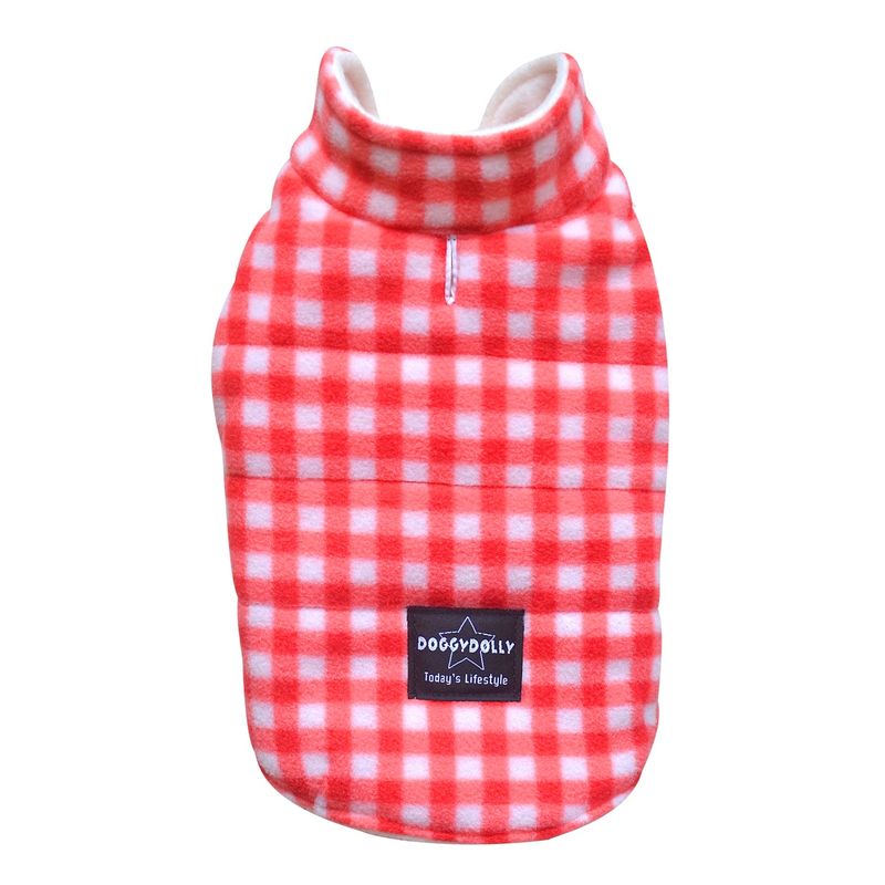 DOGGY DOLLY - Abrigo Perros Leñador Rojo Perros Grandes TallaXL DoggyDolly