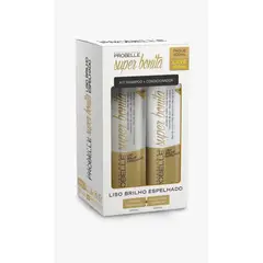 PROBELLE - Kit Kit shampoo + acondicionador Liso espejado