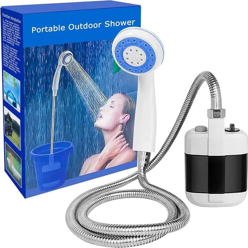 OEM - DUCHA PORTATIL PARA EXTERIOR CON BOMBA RECARGABLE