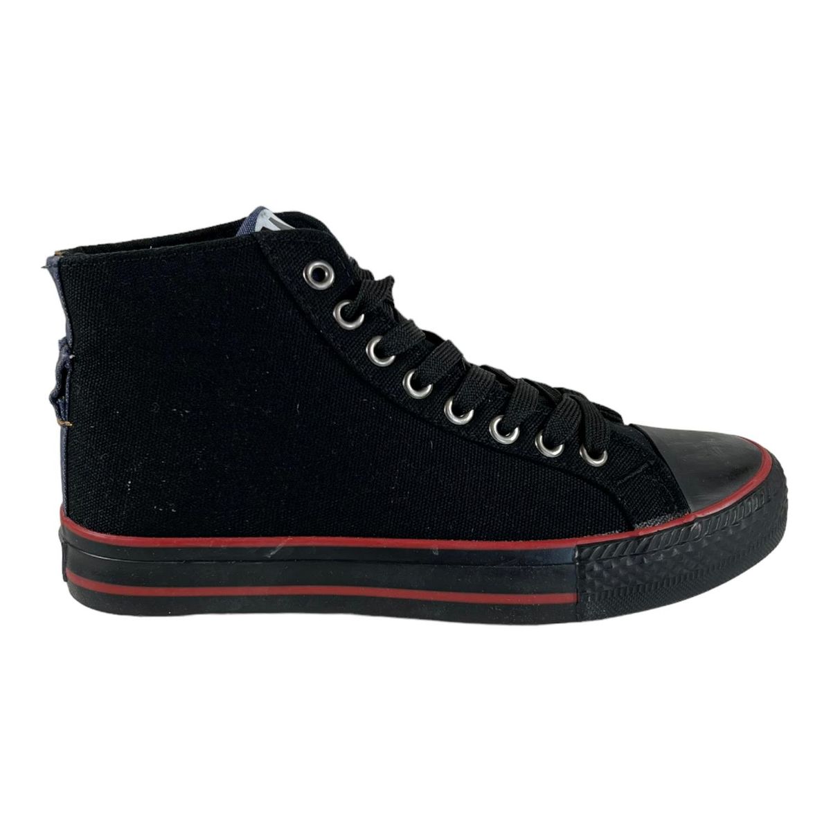 WISDOM - Zapatilla Wisdom Lona Negro Tipo Conv
