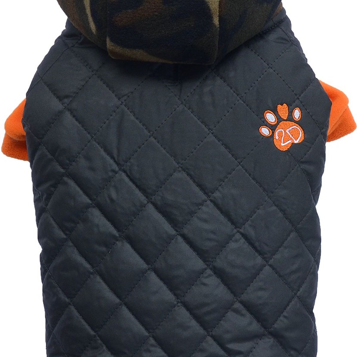 DOGGY DOLLY - Parka Impermeable NaranjaNegro PerroPequeño Talla DoggyDolly