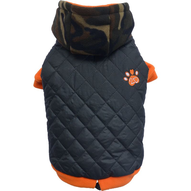 DOGGY DOLLY - Parka Impermeable Negro Perro Pequeño TallaXXL Doggy Dolly
