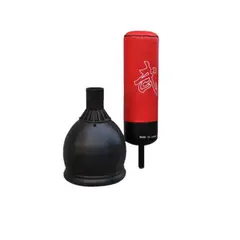 AK SPORT - Pushing Box Con Base Negra Artes Marciales Saco Boxeo