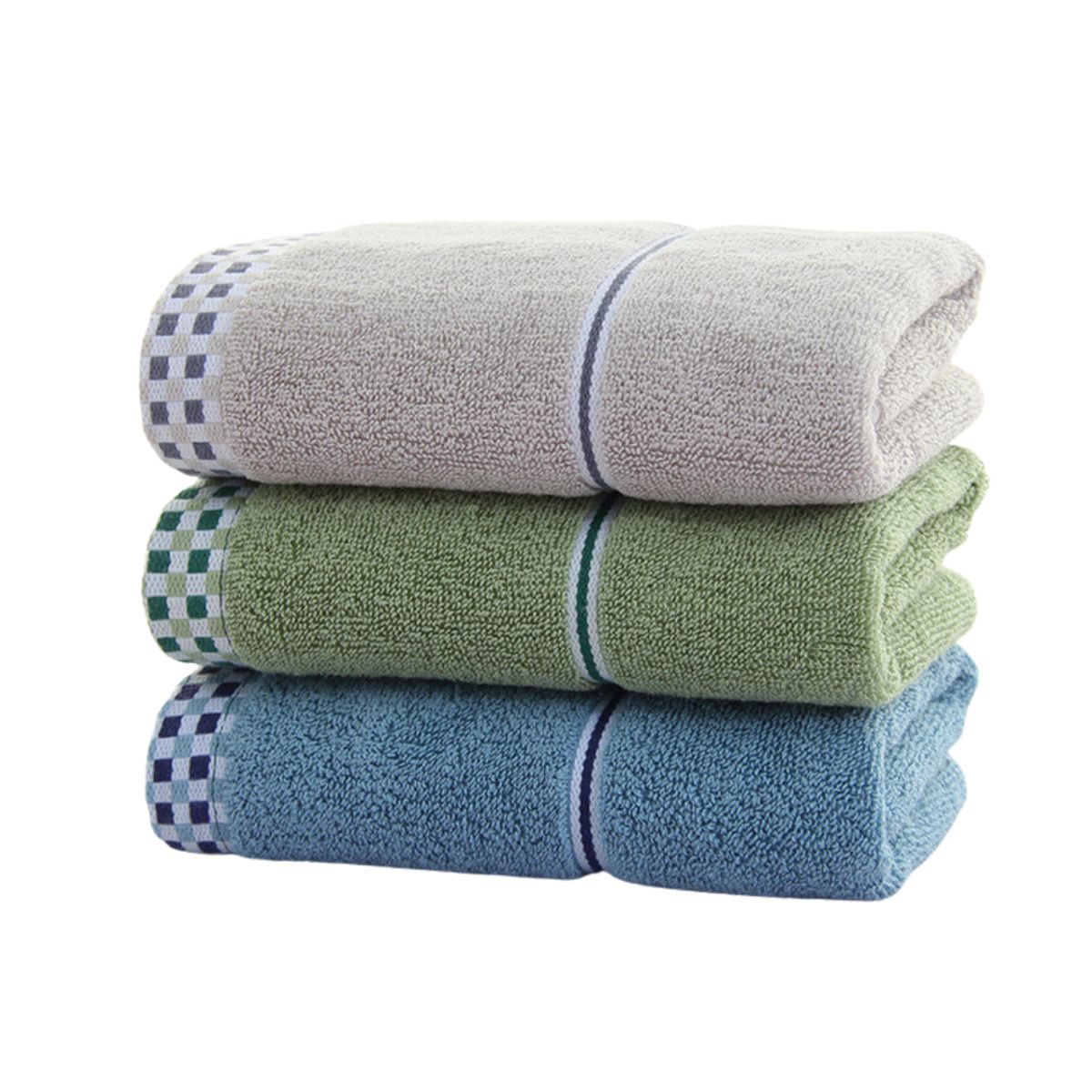 GENERICO - Pack De 6 Toallas De Algodon  75x35 cm Paños Cocina Baño