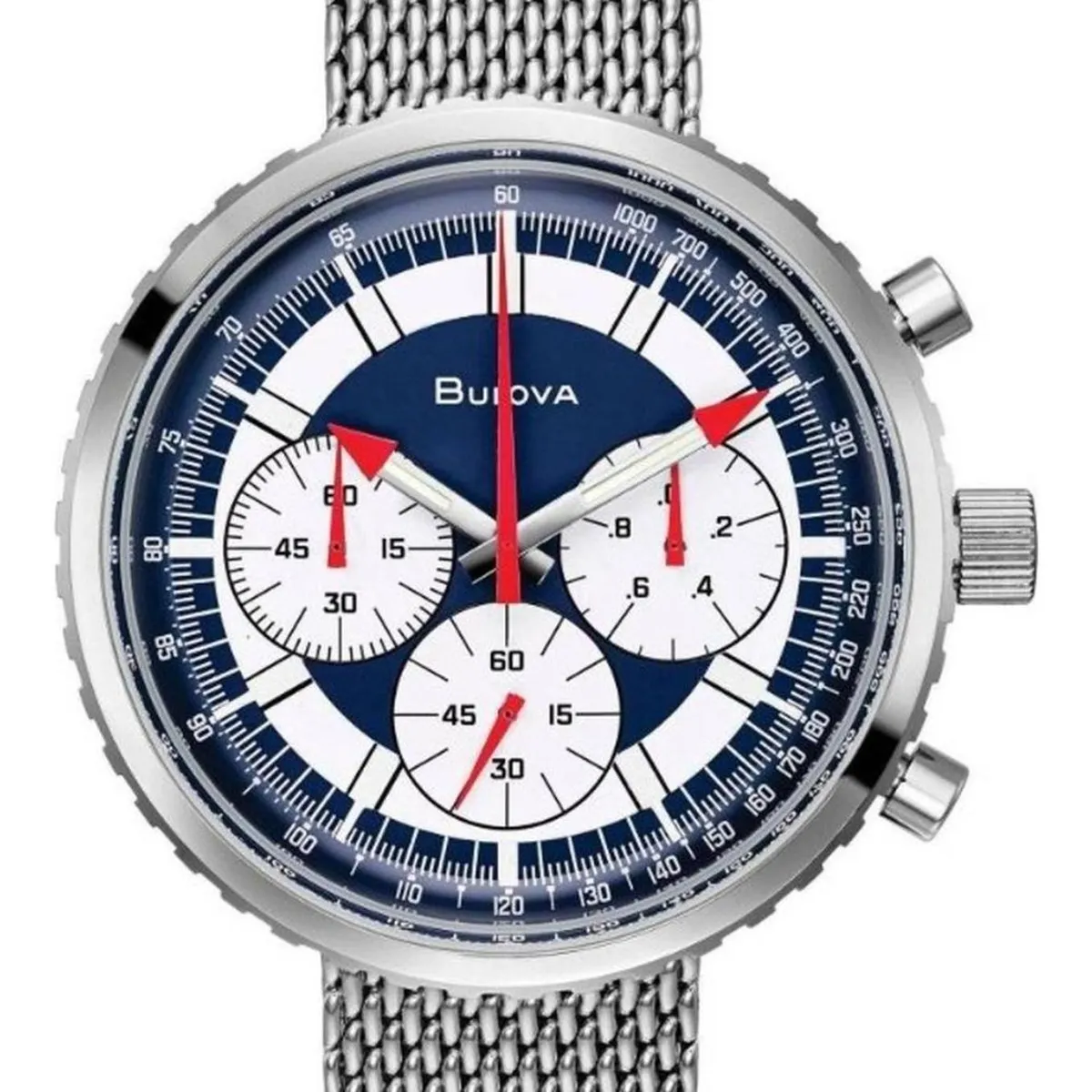 BULOVA - Reloj Bulova Archive Series Cronografo C Azul 96k101