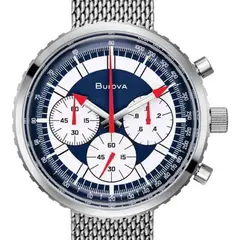 BULOVA - Reloj Archive Series Cronografo C Azul 96k101
