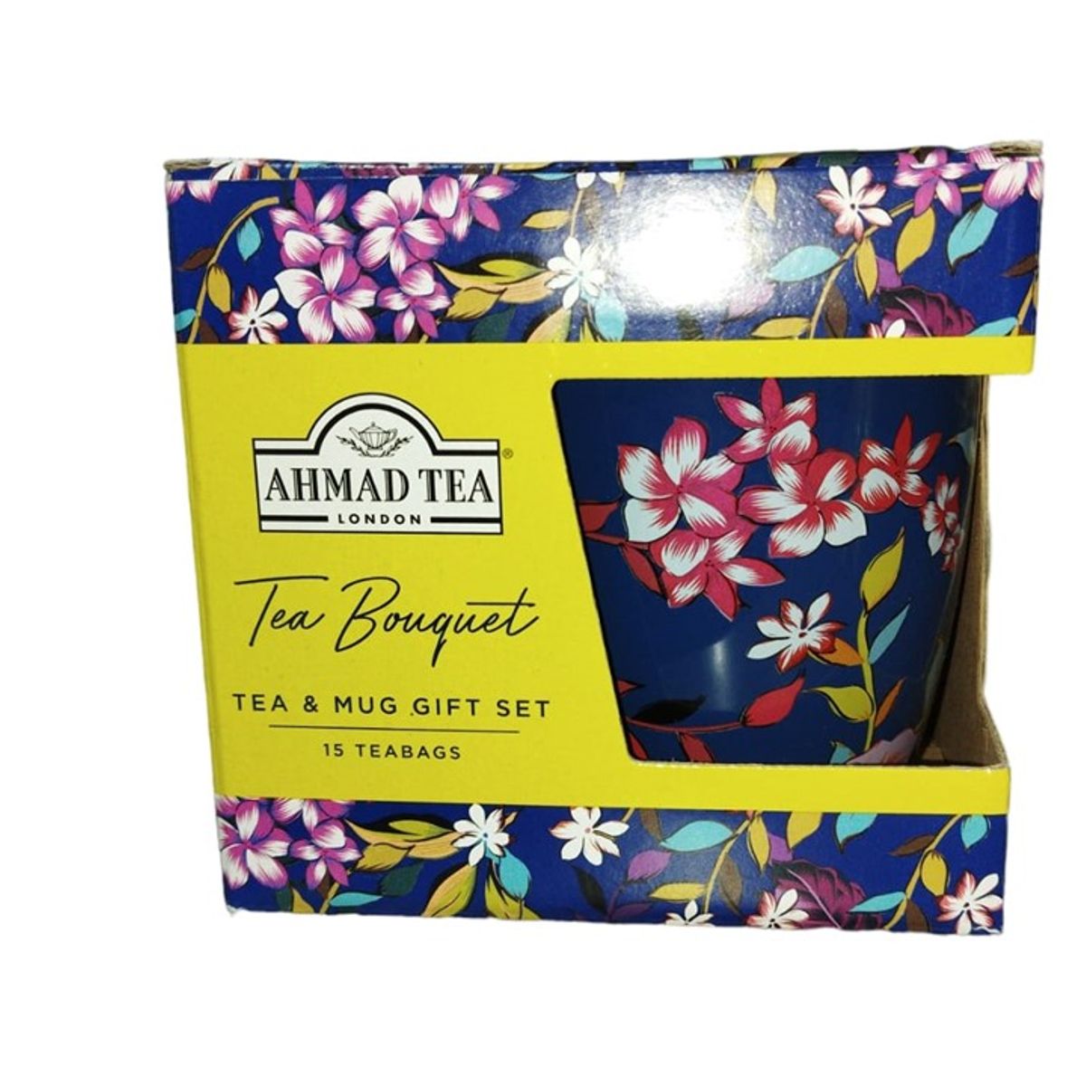 AHMAD TEA - Mug Taza Ahmad Set Tea Boutique + 15 Tes Mixtos Regalaría