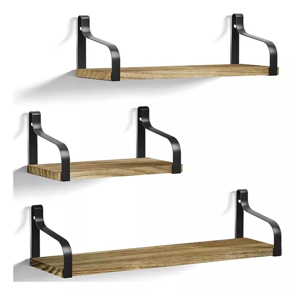 GENERICO - Set 3 Estantes De Almacenamiento Repisa Flotante Para Pared