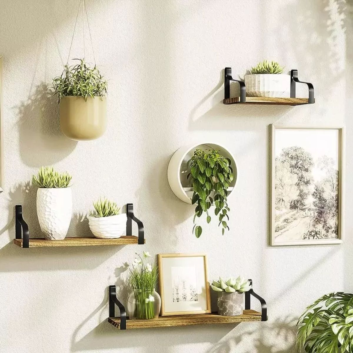 GENERICO - Set 3 Estantes De Almacenamiento Repisa Flotante Para Pared