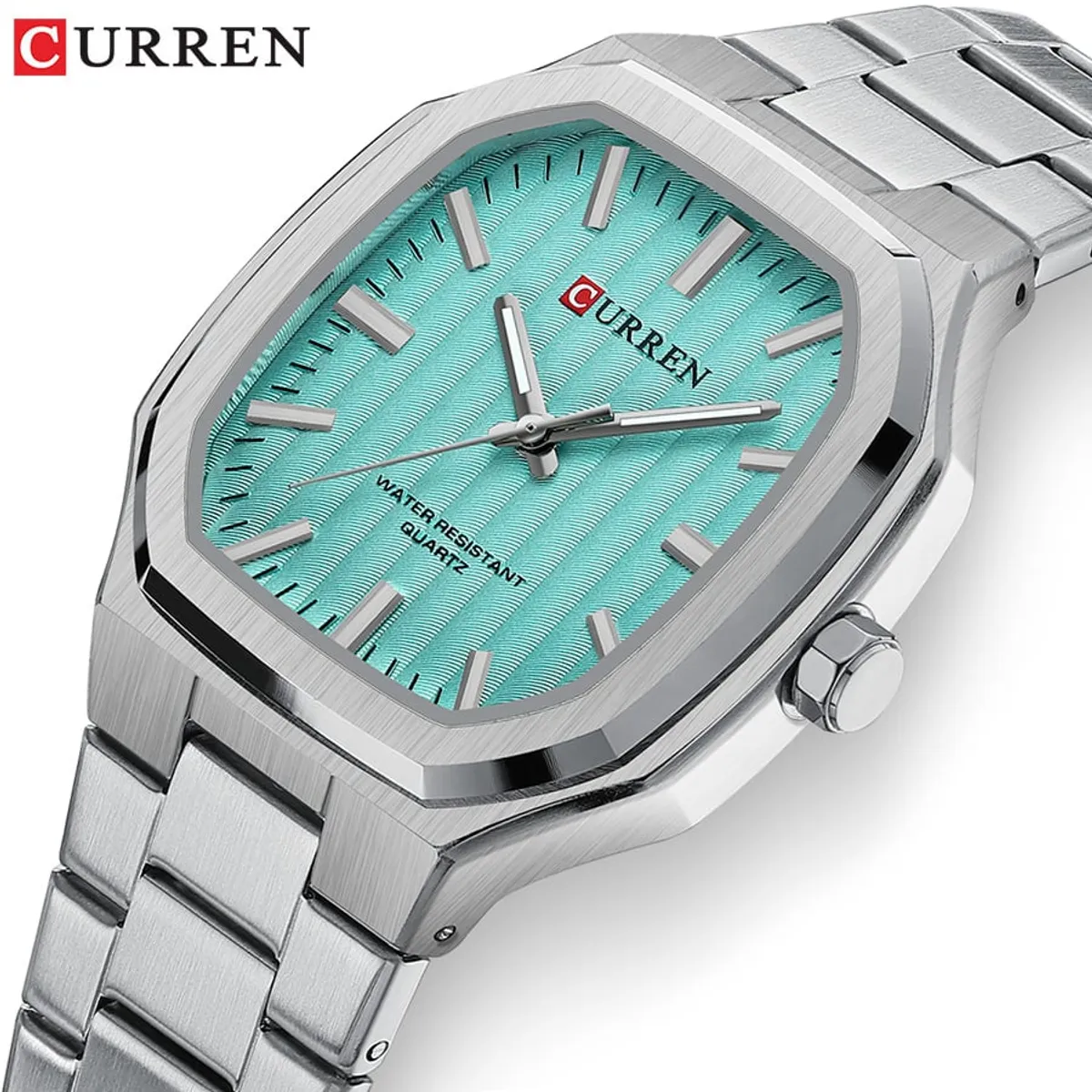 CURREN - Reloj Curren KREE0501 Cuarzo Plateado