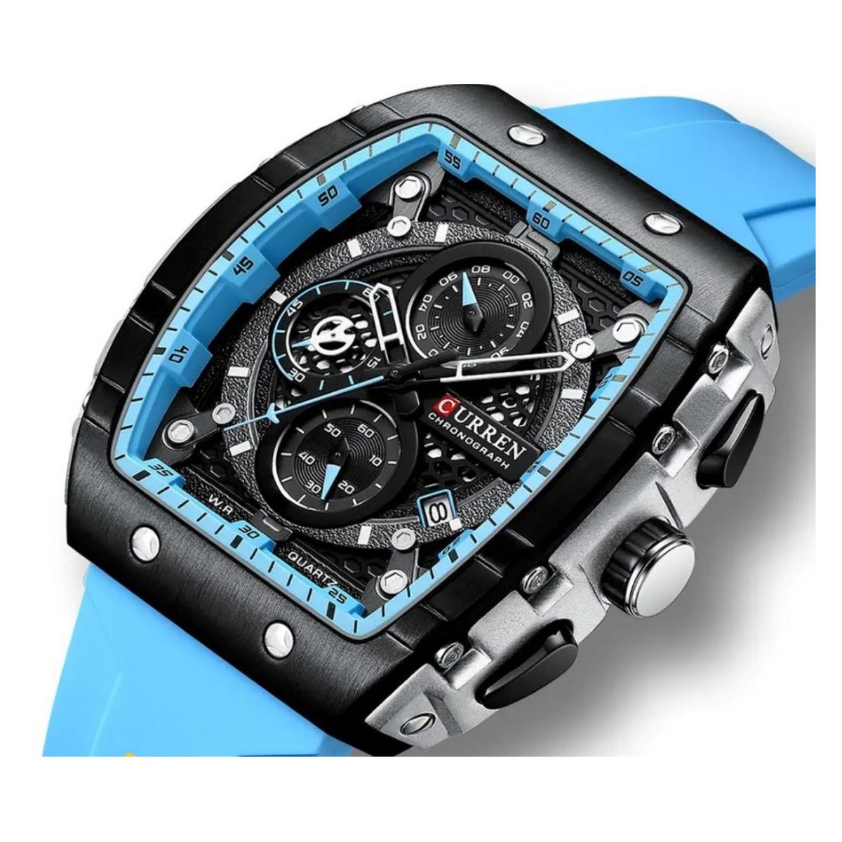 CURREN - Reloj Curren KRED8703 Cuarzo Celeste