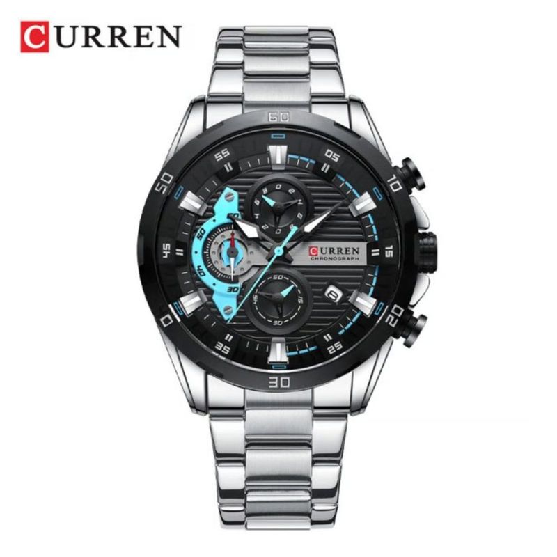 CURREN - Reloj Curren KRED391901 Cuarzo Plateado