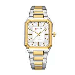 CURREN - Reloj KREE0403 Cuarzo Plateado