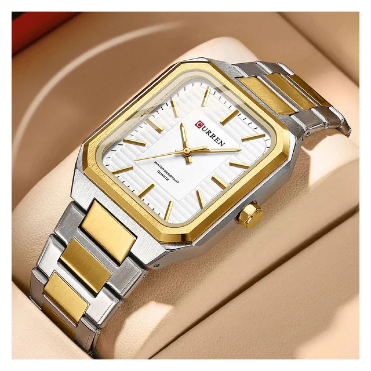 CURREN - Reloj Curren KREE0403 Cuarzo Plateado