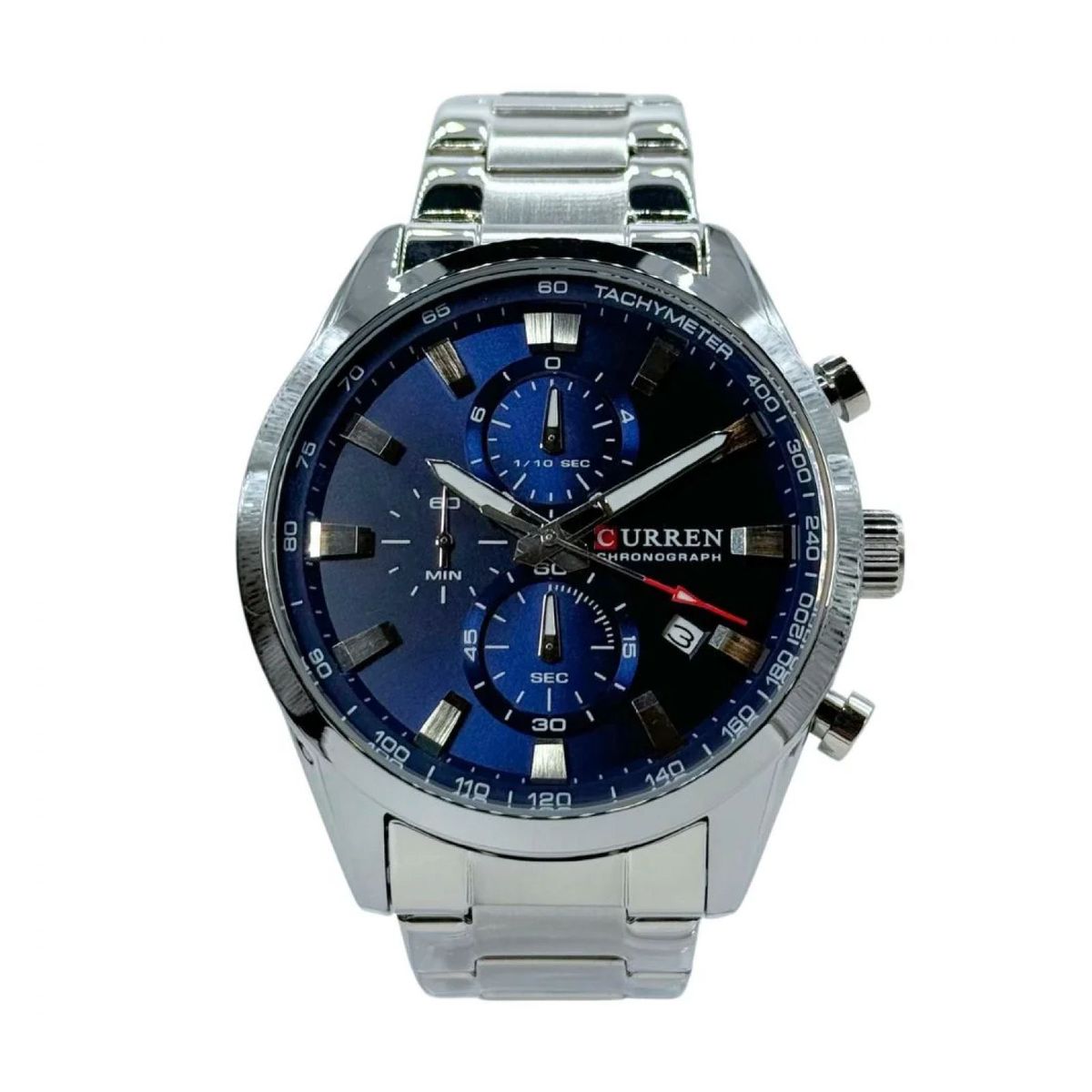 CURREN - Reloj Curren KRED8601 Cuarzo Plateado