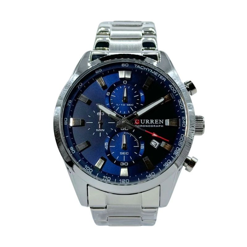 CURREN - Reloj Curren KRED8601 Cuarzo Plateado