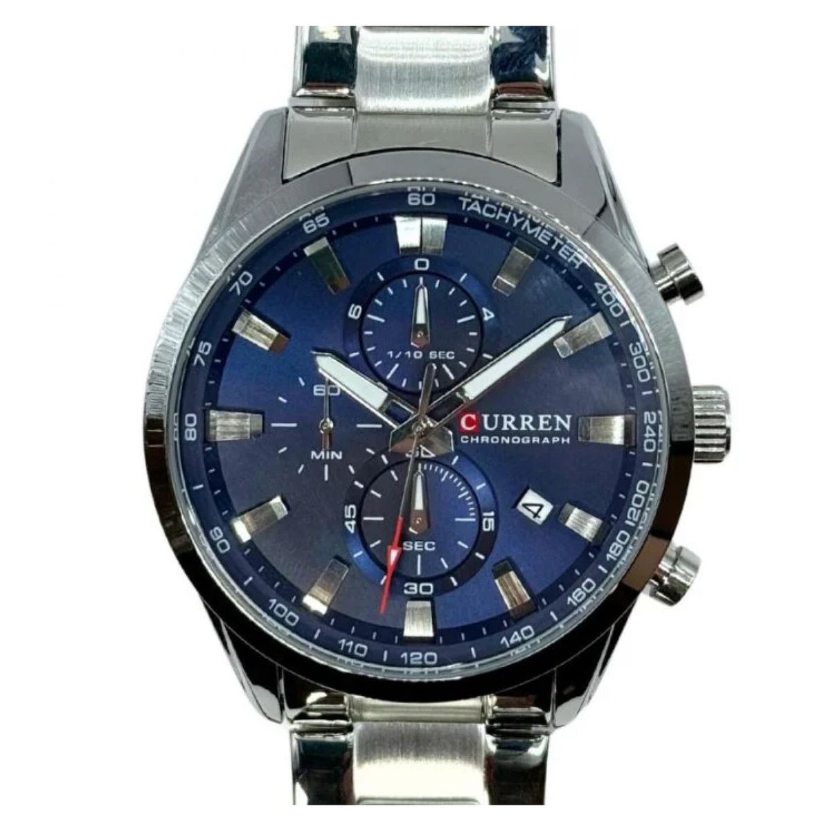 CURREN - Reloj Curren KRED8601 Cuarzo Plateado