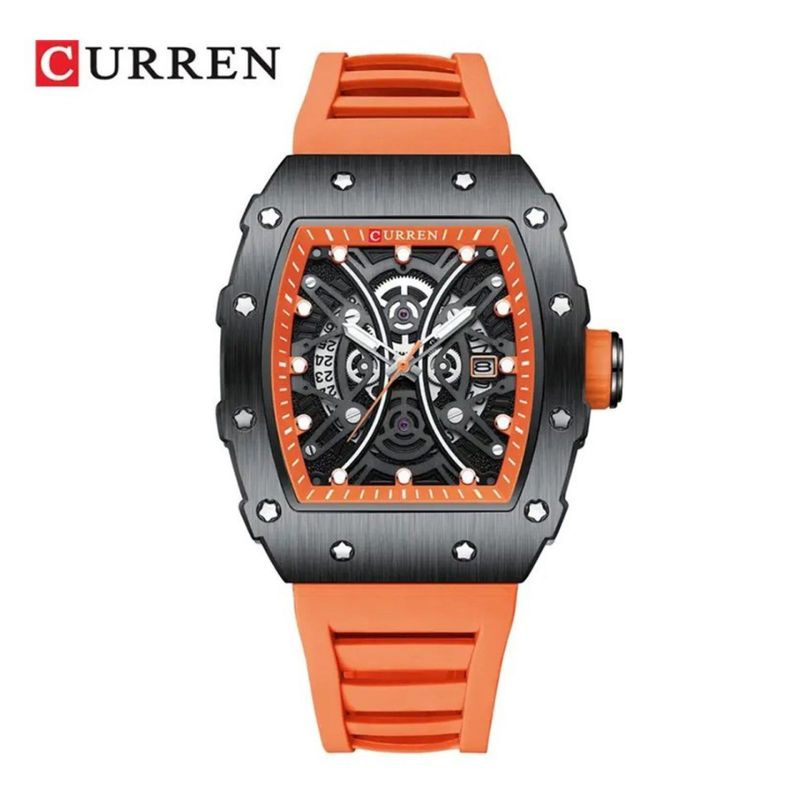 CURREN - Reloj Curren KRED8002 Cuarzo Naranja